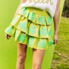 Green Shamrock Skort