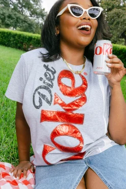 Grey Diet Coke® Logo Tee
