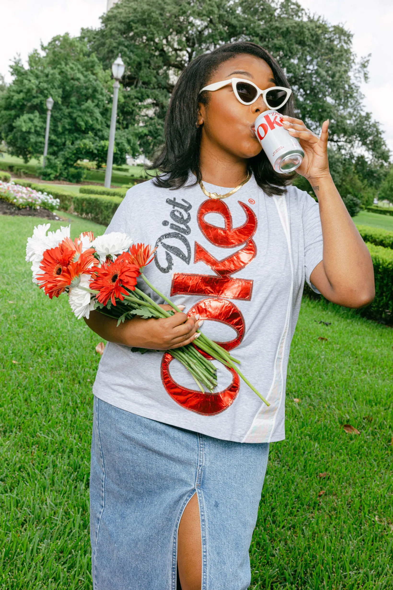 Grey Diet Coke® Logo Tee