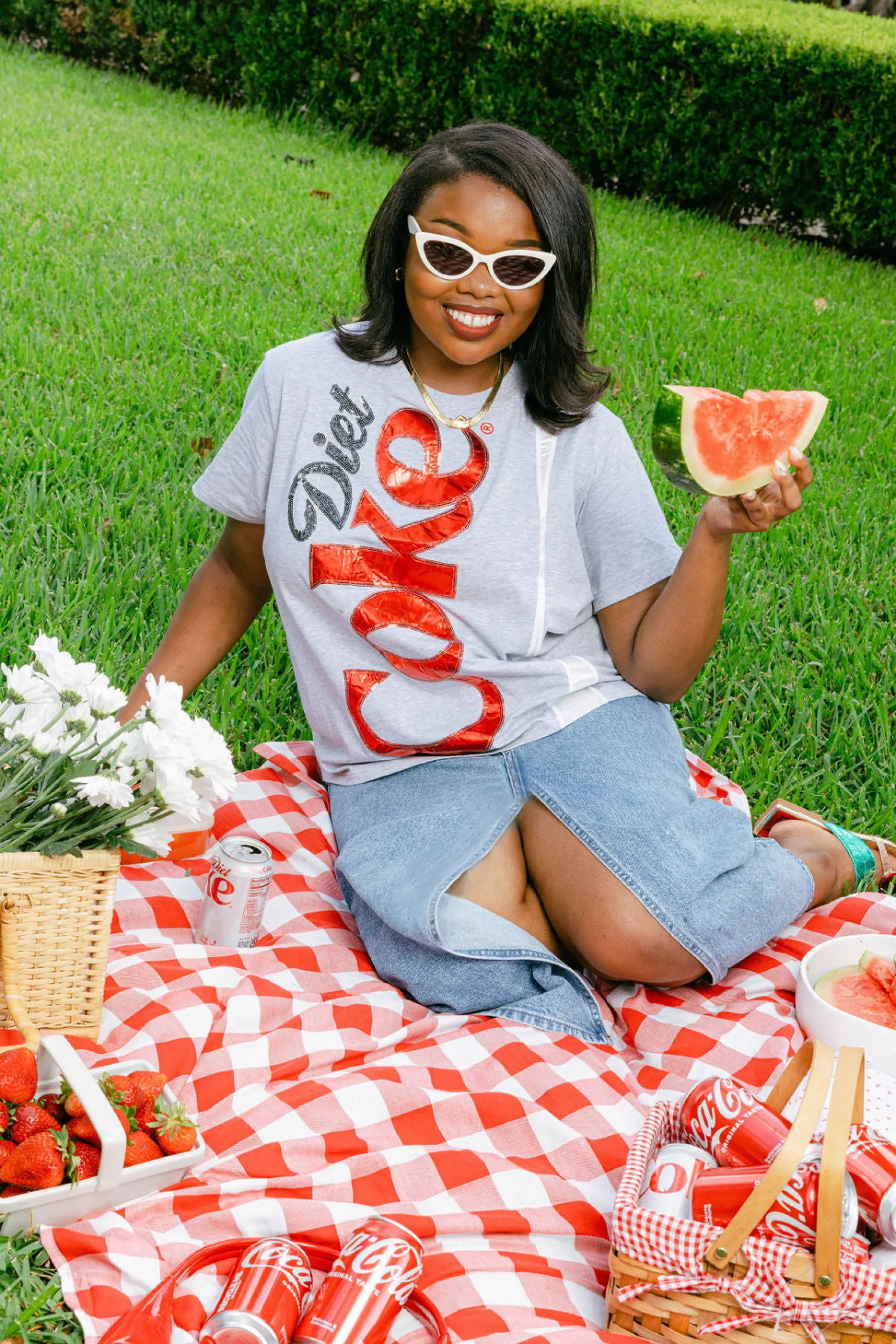 Grey Diet Coke® Logo Tee