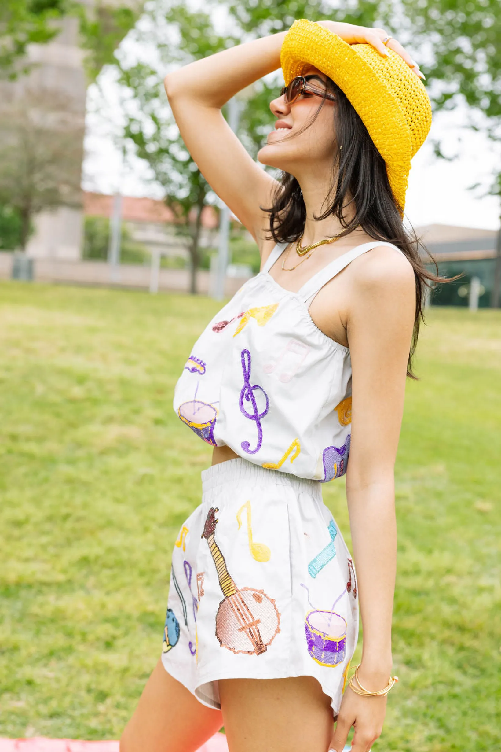 Grey Instrument Short