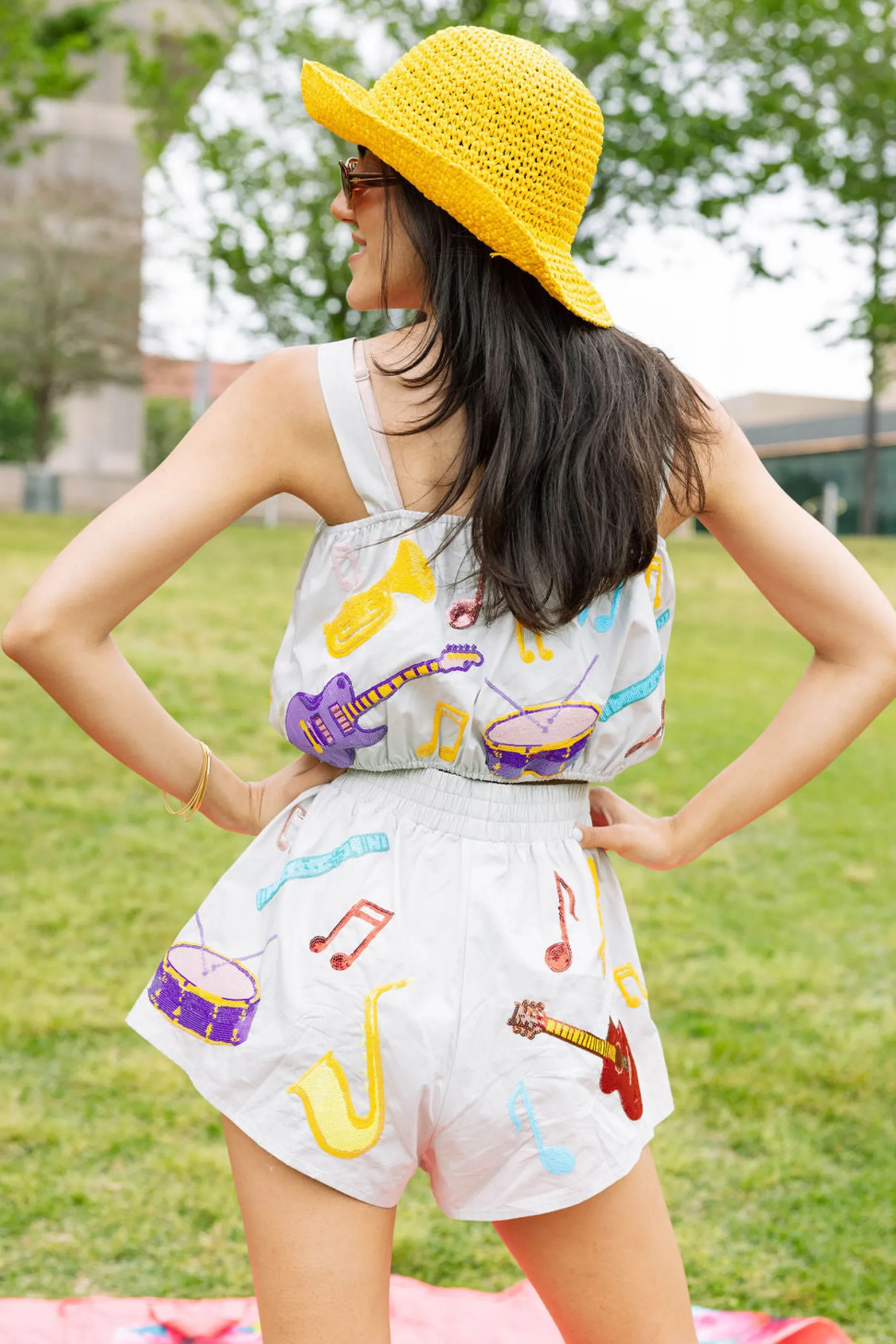 Grey Instrument Short