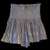 Grey Pleat Swing Short