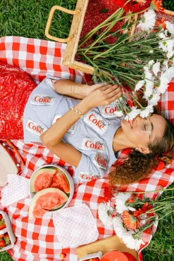 Grey Scattered Diet Coke® Can Tee