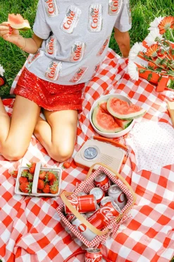 Grey Scattered Diet Coke® Can Tee