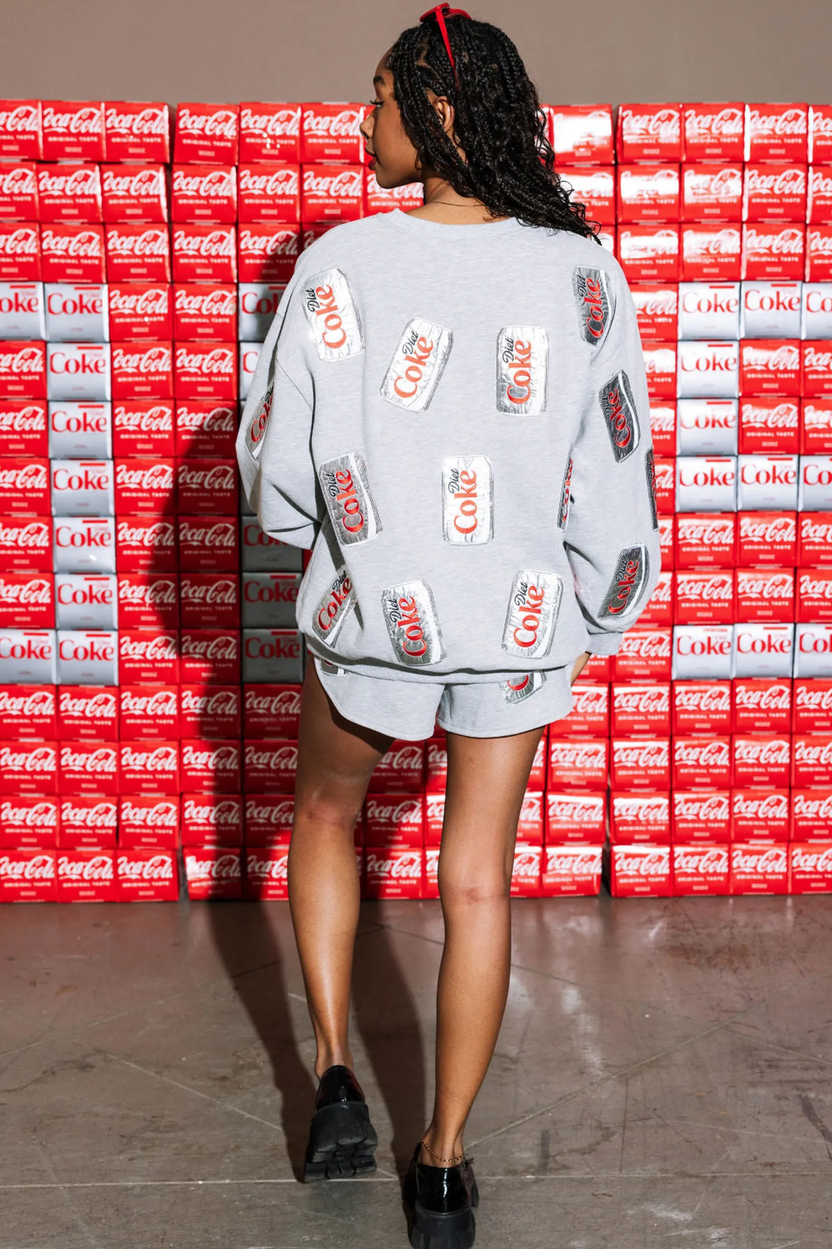 Grey Scattered Diet Coke® Can Short