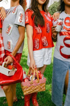 Grey Scattered Diet Coke® Can Tee