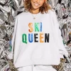 Grey Ski Queen Symbol Sweatshirt