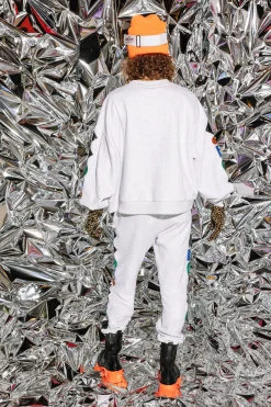 Grey Ski Symbol Joggers