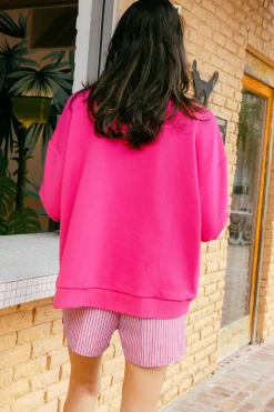 Hot Pink Banana Coca-Cola® Bottle Sweatshirt