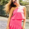 Hot Pink Rhinestone Tennis Skort