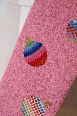 ITES x Sami Riccioli x Queen of Sparkles Pink Ornament Stocking
