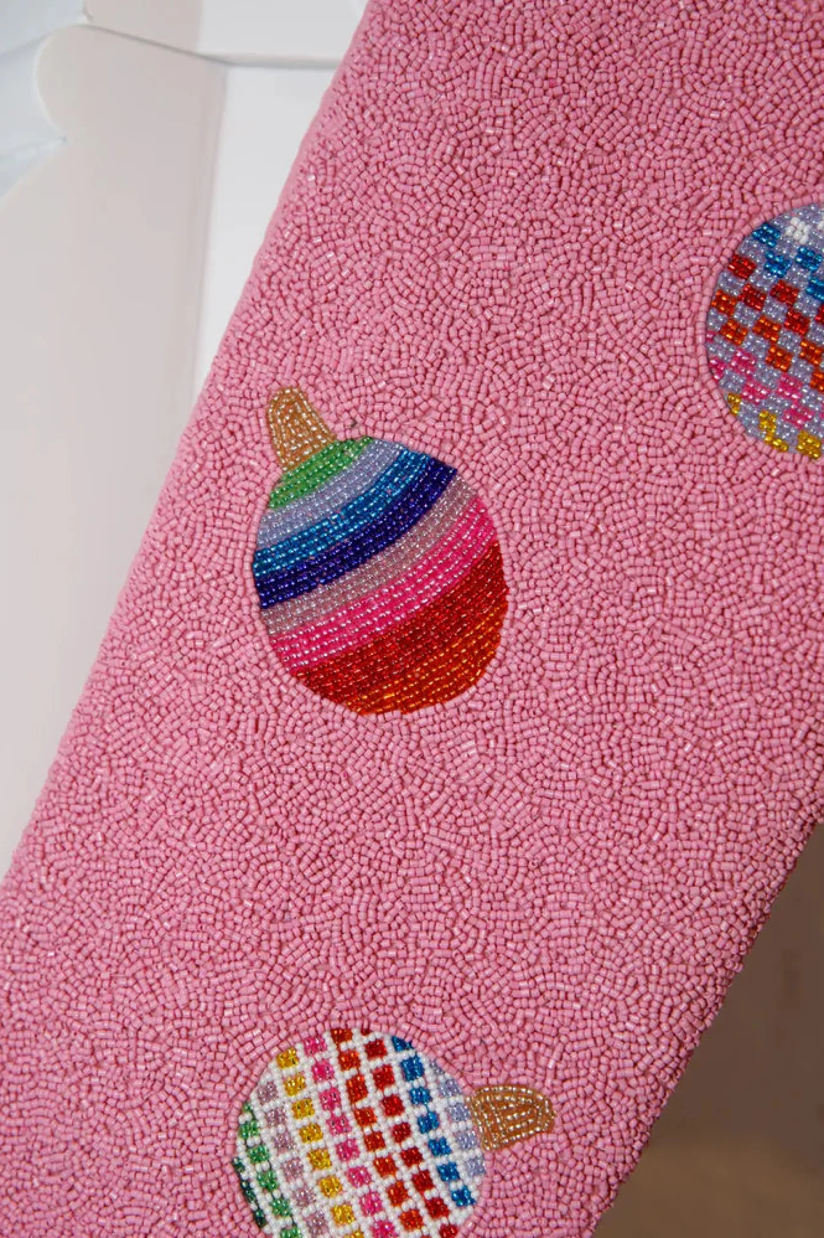 ITES x Sami Riccioli x Queen of Sparkles Pink Ornament Stocking