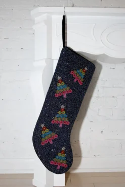 ITES x Sami Riccioli x Queen of Sparkles Black Christmas Tree Stocking