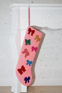 ITES x Sami Riccioli x Queen of Sparkles Pink Bow Stocking