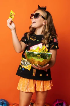 Kids Black Queen of Candy Tee