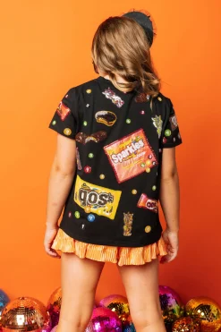 Kids Black Queen of Candy Tee