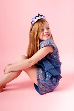 Kids Blue Stars & Stripes Scatter Short