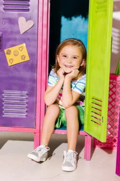 Kids Neon Tiger Print Tee