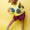 Kids Pale Yellow Easter Egg Sweatshirt