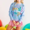 Kids Periwinkle Sparkle Season Sweater
