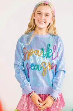 Kids Periwinkle Sparkle Season Sweater