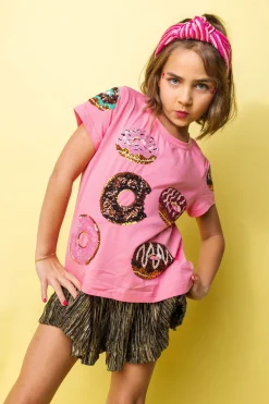 Kids Pink Donut Tee