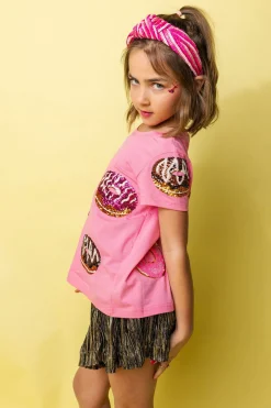 Kids Pink Donut Tee