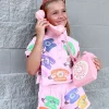 Kids Pink Multi Phone Short