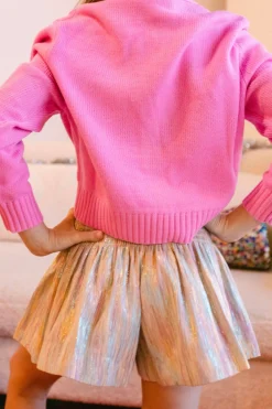 Kids Pink Nutcracker Cardigan