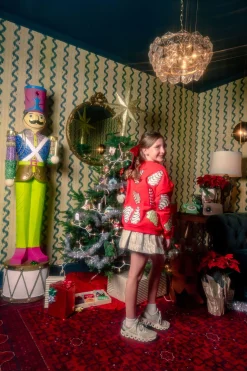 Kids Red Little Debbie Trees Sweatshirt