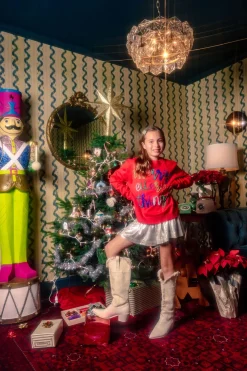 Kids Silver Swing Shorts