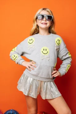 Kids Silver Swing Shorts