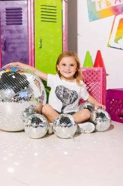 Kids White Elephant Head Tee