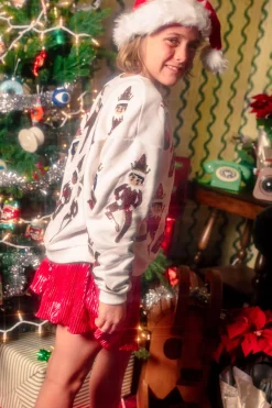 Kids White Elf Sweatshirt