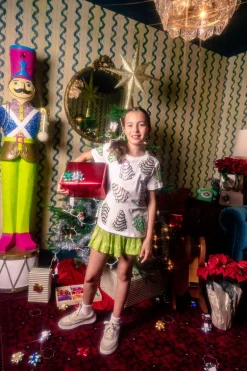 Kids White Little Debbie Trees Tee