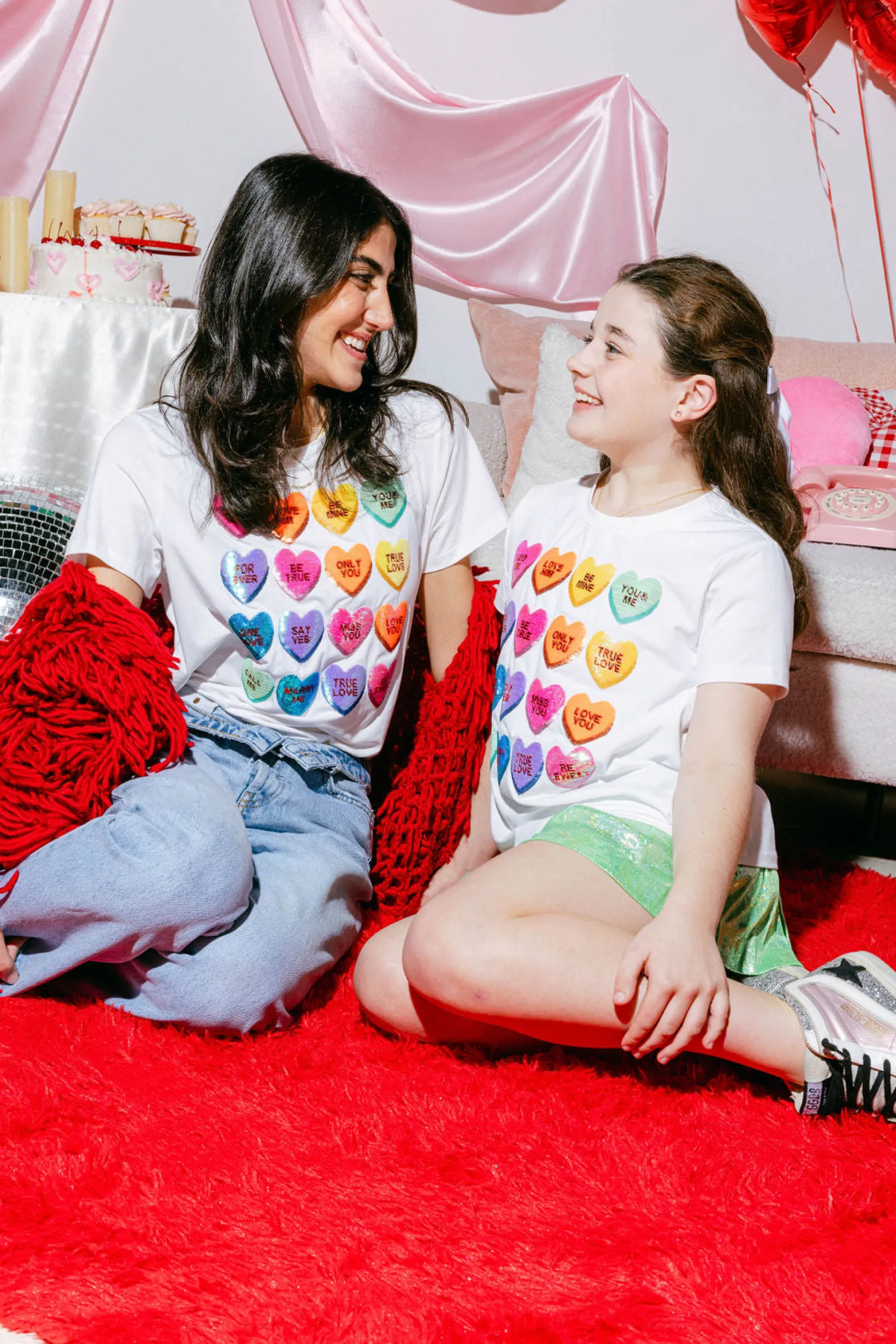 Kids White Sweethearts Tee