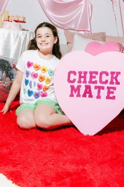 Kids White Sweethearts Tee