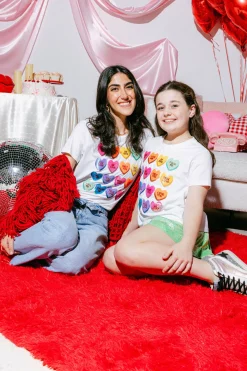 Kids White Sweethearts Tee