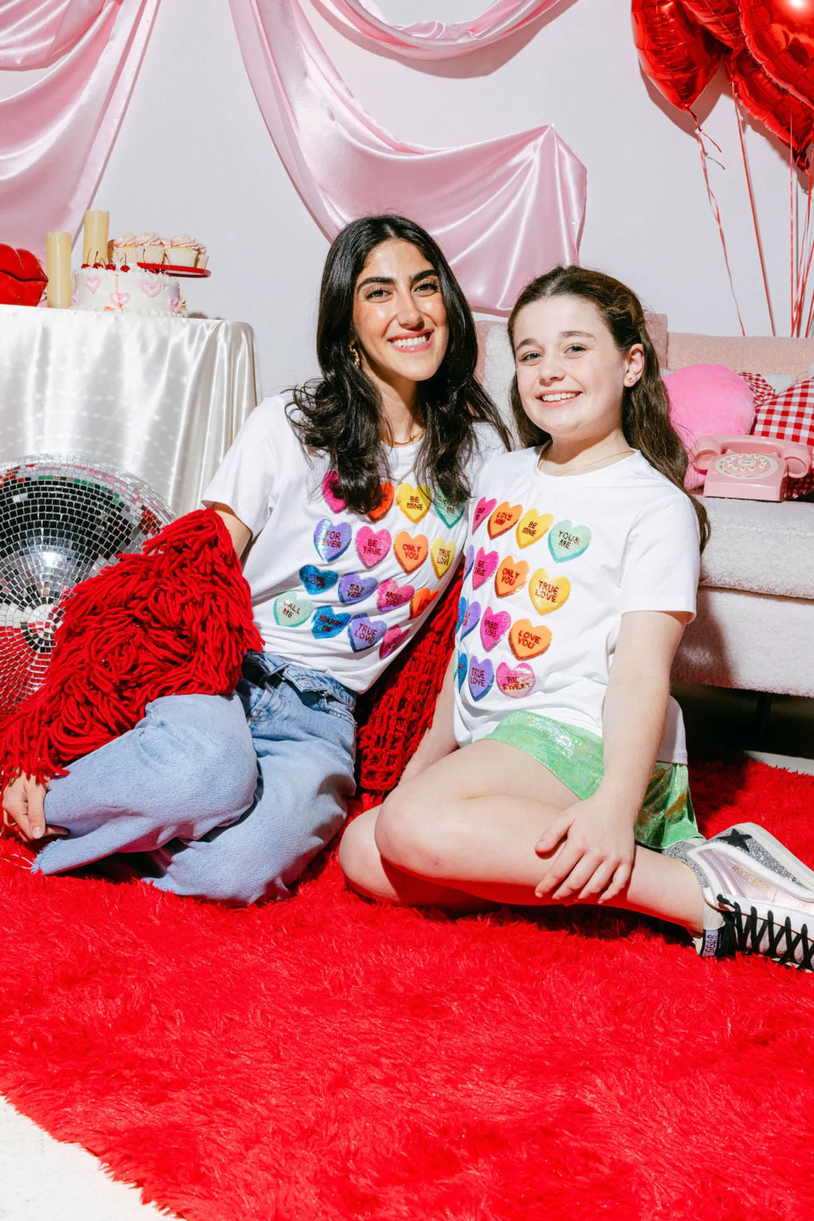 Kids White Sweethearts Tee