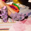 Lavender Eye Socks
