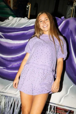 Lavender Harlequin Jewel Short