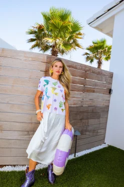 Lavender Mermaid & Sea Tee