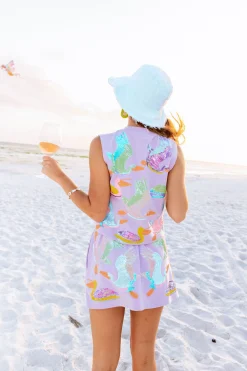 Lavender Multi Bird Tank