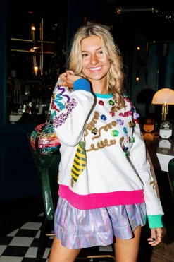 Lavender Oil Spill Swing Shorts