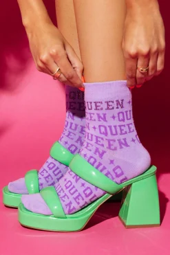 Lavender Queen Socks