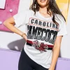 Licensed Grey 'Carolina Gamecocks' Vintage Tee