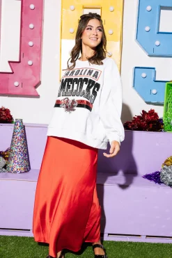 Licensed Grey 'Carolina Gamecocks' Vintage Sweatshirt