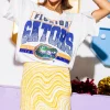 Licensed Grey 'Florida Gators' Vintage Tee