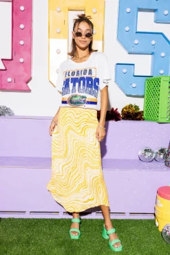 Licensed Grey 'Florida Gators' Vintage Tee